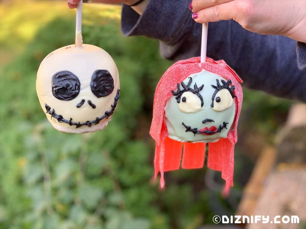 Nightmare Before Christmas Jack And Sally Inspired Caramel Apple Diznify